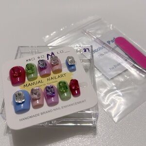 Brand New Hand Made Press on Nails # 87